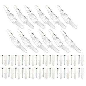 12pcs 블라인드 코드 클리팅 투명 창문 와인더 안전 로프 홈 오피스 커튼 햇빛 가리개