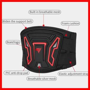 Motowolf 오토바이 허리 보호대 바이커 투어링 신장 벨트, 통기성 사이클링 조정 가능한 스포츠 가드, 남녀