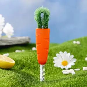 휴대용 젖병 솔 실리콘 컵 텀블러 세척 브러시