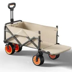사륜 전동웨건 모듈 핸드카 짐수레 웨건 탑승가능 접이식