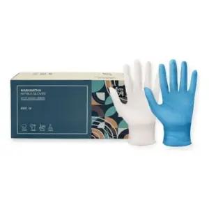 마라나타 식품용 니트릴장갑 백색 청색 100매 니트릴장갑 위생장갑