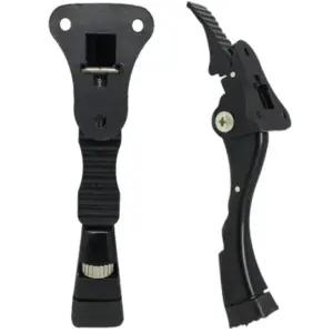 도어스토퍼 현관 말발굽 문닫힘방지 말굽 페달식 블랙