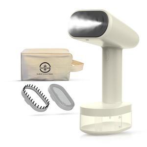 타타 미셸 의류 찜기 휴대용 1600W 터보러시, 3-in-1 및 관리, 여행 가방, 스팀 레벨 2개, 대형 물탱크, 120V