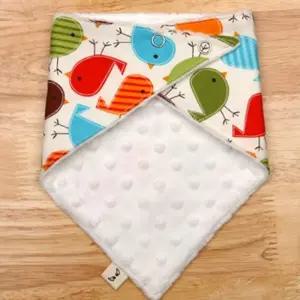 스노우빕 삐약이 턱받이 국내제작 극세사 스카프빕 유아