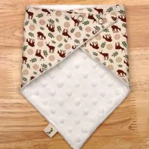 스노우빕 노르딕 턱받이 국내제작 극세사 스카프빕 유아