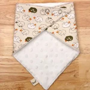 스노우빕 양순이 턱받이 국내제작 극세사 스카프빕 유아