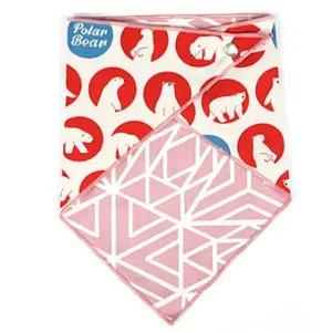 포인트스카프 레드베어 턱받이 국내제작 스카프빕 유아