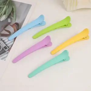 핀컬핀 심플 스틱 컬러 헤어 집게 핀 (1P 단위 판매) 무광 미용실 스틱