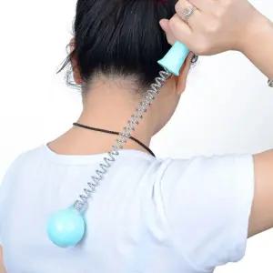 골프공 스프링 마사지기 목 안마기 어깨 등 마사지 목안마기 목마사지기