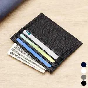 소가죽지갑 슬림 소가죽 포켓 데일리 심플 카드지갑