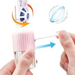 렌즈세척기 반자동 수동 회전 소프트 세척 렌즈통