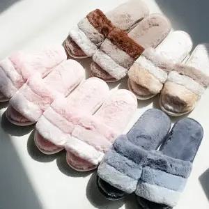 실내화 퍼 거실 실내 쿠션 커플 사무실 슬리퍼 거실화