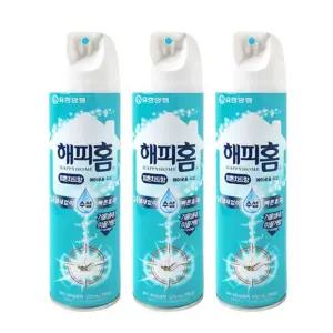 해피룸066 모기제거 수성 에어로솔 피톤치드향 3개