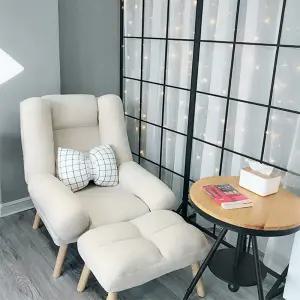 1인용 일인 리클라이너 패브릭 쇼파 휴식 안락의자 소파 수유