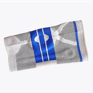 [2개구성] M 그레이 스포츠 실리콘 쿠션 무릎 밴드 보호대 아대 KWF2922B