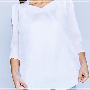 [2개구성] 100매입 백색 용품 주방 부직포 일회용 앞치마 위생 KWA3B24C