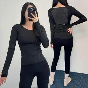 메쉬핏에어핏티 요가복 필라테스 운동 롱슬리브 헬스