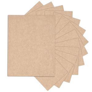 24장 양피지 카드스톡 8.5 x 11 텍스처 프린터 용지, 스크랩북, 카드 제작, 초대장 및 공예용 Goefun 90lb 탄 용지