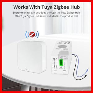 Zemismart 스마트 에너지 미터 Zigbee WiFi 모니터 전기 센서 측정기 Tuya 홈 어시스턴트와 호환