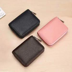 아코디언카드지갑 가죽 아코디언 데일리 심플 카드지갑