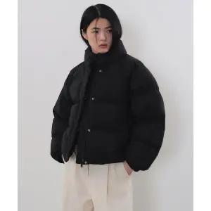 무신사스탠다드 우먼즈 데일리 푸퍼 래글런 숏 패딩 재킷 블랙 1664276