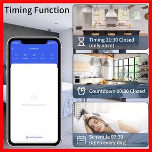 Tuya WiFi 스마트 스위치 16A 20A 100-240V 릴레이 컨트롤러 RF433Mhz 무선 원격 제어 LED 램프에 대 한 미
