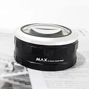 LED충전식 확대경 신문 책 잡지 관찰 3단