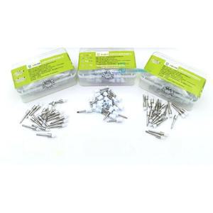 폴리싱 버 100개 러버컵 컵 청소 치면 화이트 브러쉬