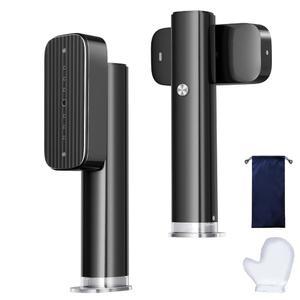 옷용 찜기, 패브릭 주름 제거용 휴대용 의류 15초 고속 난방, 내열 장갑 포함 90ml 물탱크, 가정용 편리한 옷 여행