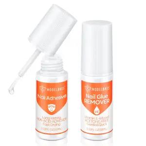 모델 원 10ml 코트 세트 네일 포 프레스 앤 리무버 키트로 인조 비아세톤 폴리시 제거 비타민 E 조 균열