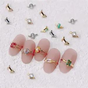 네일아트 반지 모양 지르콘 프레임 파츠 총27종 손톱링파츠 손톱반지