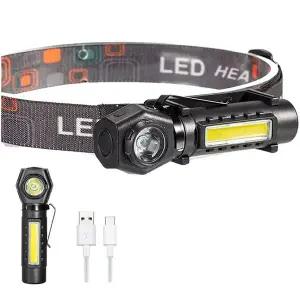 [콩심팥심]등산용헤드램프 플래쉬 모자랜턴 라이트 10W 모자렌턴