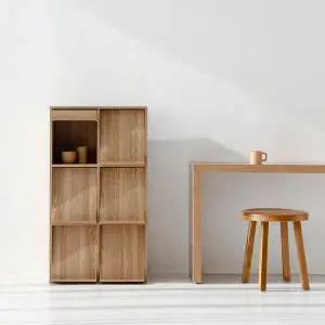 /마전동상회 원목 수납장 진열장 거실 침실 선반장 잡지거치대