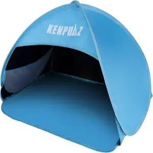 켄푸아즈 헤드 팝업 캐노피 - 침대 캐노피와 드레이프를 위한 즉각적인 그늘 솔루션 (파란색)