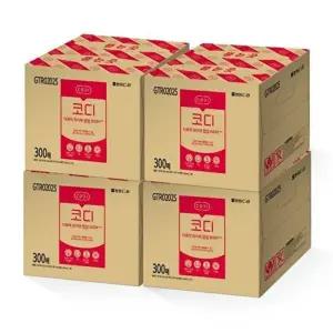 [코디]쌍용씨앤비 코디 다목적 와이퍼 팝업 2겹 300매 M 중형 4팩(NEW)