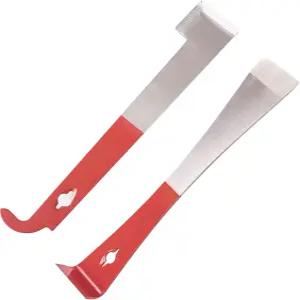 ThxBees 2PCS 스테인리스 스틸 양봉 벌집 도구 - J 후크 L 프레임 터 및 스크래퍼 세트 유지 관리를 위한