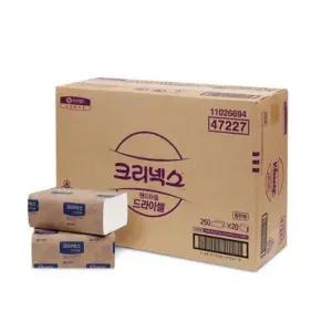 47227 크리넥스 드라이셀 F250(VF) 250매X20밴드