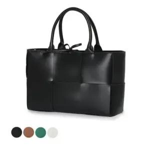 FC65 가죽 토트백 여성핸드백 위빙백 크로스백 손가방