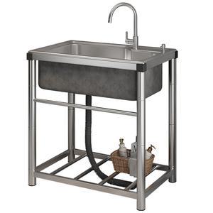 간이 개수대 조립 주방 식당 사무실 스틸 일반 48x35/단수/이미지참조 싱크대 세면대