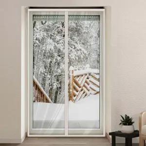 보온용 자석방풍커튼 대 블랙 현관 보온 바람막이