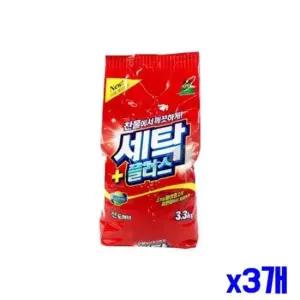 찬물에서도 잘 녹는 세탁세제 3.3kg x3개 빨래