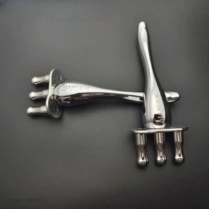 브러시 안마기 마사지 경락 관리 7000 로즈힙 자오선 스틱 실버 V자형