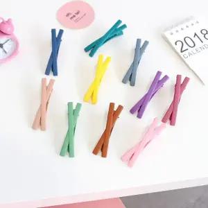 옆머리 집게핀 잔머리 리본 포인트 고정 여성 미니 10P