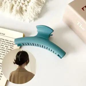 곡선형 올림머리 집게핀 반머리 헤어핀 여성 무광 반묶음