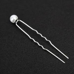 스 유핀 U핀 링 6.5 헤어악세사리 헤어뒤꽂이 진주 8mm