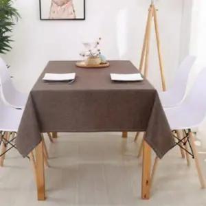 [셀러에이드]테이블보 홈카페 캠핑 린넨 방수 식탁보 90x130cm 테이블천