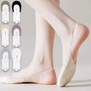 [패션] 여름용 투명 실리콘끈 여성용 시스루 덧신 발편한 양말