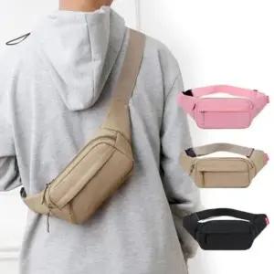 [패션] 심플 스타일 남녀공용 커플 웨이스트백 힙색 가방