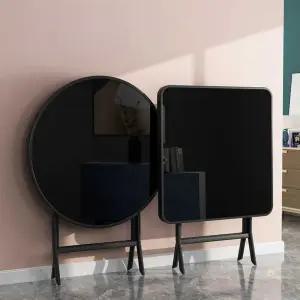 접이식 테이블 야외 식탁 철제 원형 사각 미러 발코니