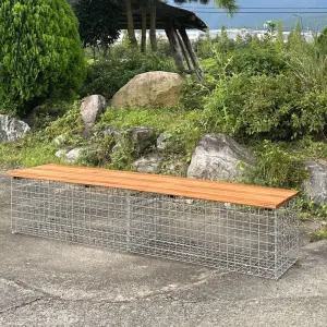 개비온 벤치 2M 앉음벽 정원 야외 DIY 의자 카페 인테리어 앉음 온벤치 온밴치